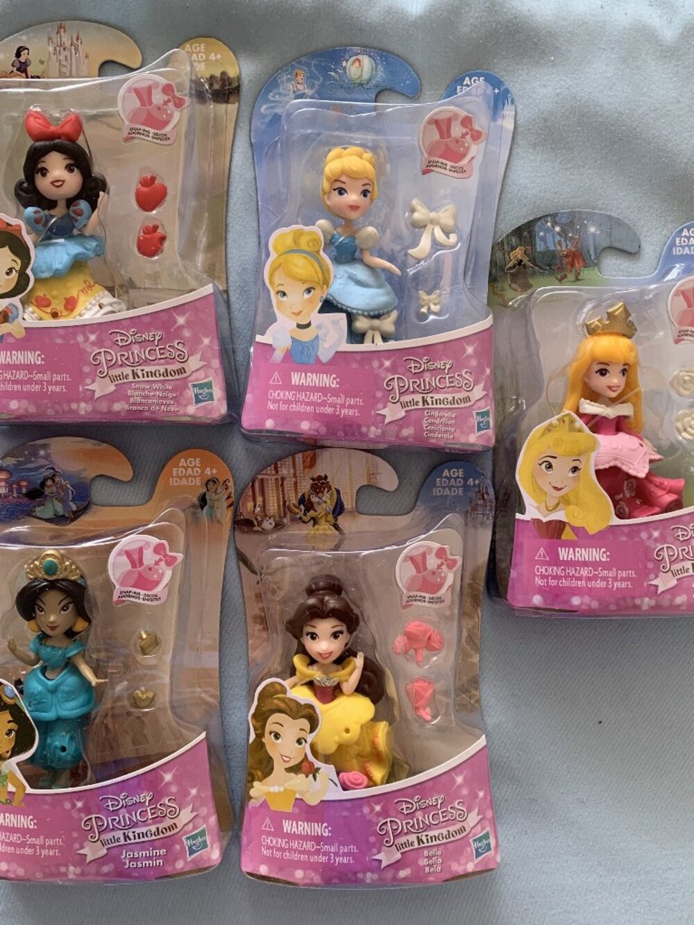 Lot of 5 Disney Princess Little Kingdom Dolls Figure